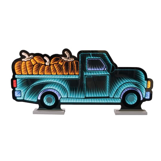 35.5" Pickup Truck with Pumpkins EkkoLight